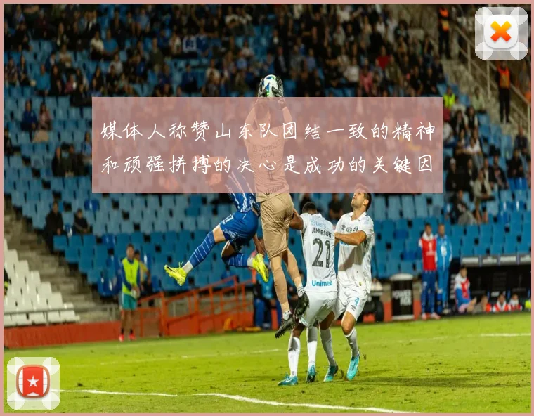 媒体人称赞山东队团结一致的精神和顽强拼搏的决心是成功的关键因素